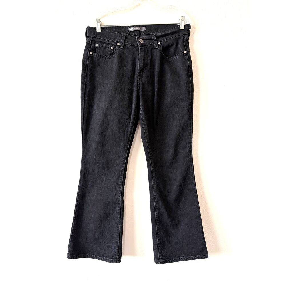 Levi’s 515 Bootcut Women’s Black Jeans Mid-rise W30x L30 Dark Wash Classic